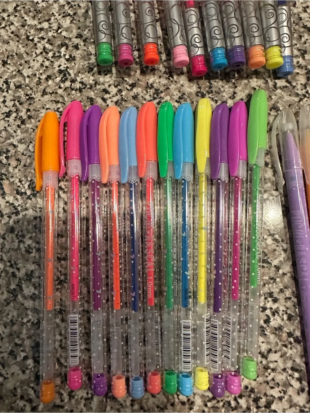 56 Piece Gel Pen Bundle with Decorative Magnetic Closure Box
